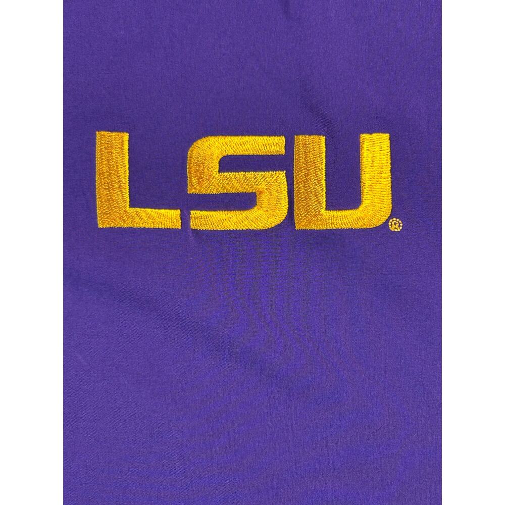 Nike LSU Tigers Dri-FIT Polo Shirt M XXL Purple Gold NCAA Performance Golf NWOT - Picture 4 of 8
